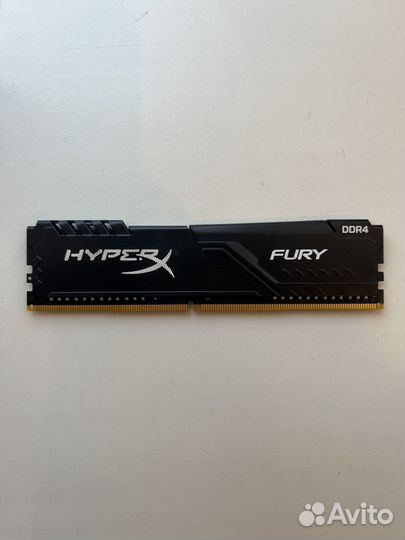 Оперативная память ddr4 Hyperx fury 16gb