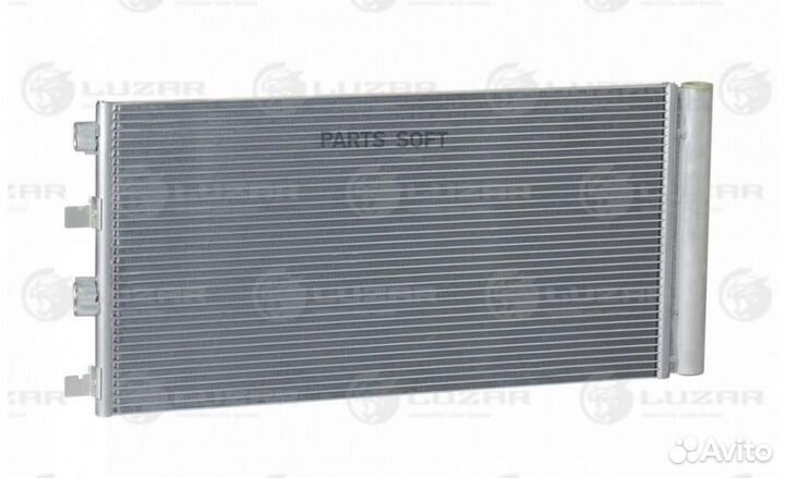 Luzar lrac0950 Радиатор кондиционера с ресивером R