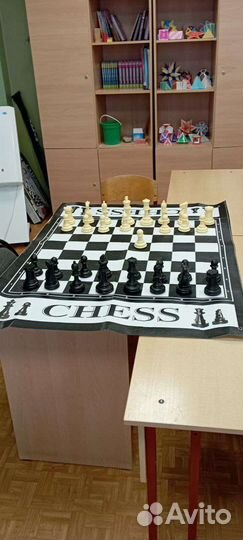 Шахматы напольные, садовые