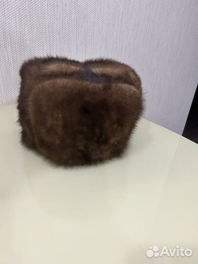 Норковая шапка мужская