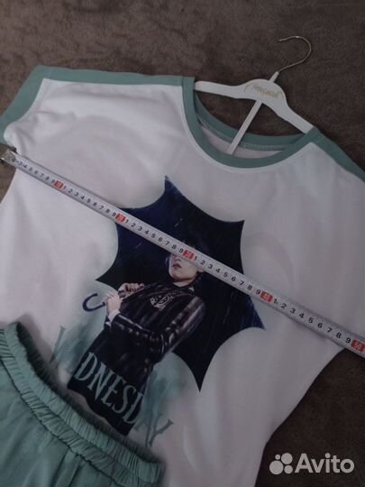 Костюм летний для девочки брюки +футболка