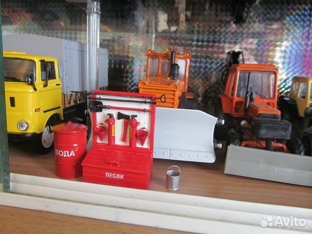 Модель в 43 масштабе. Пожарный щит в 43 масштабе