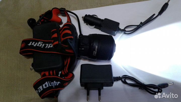 Палатка автомат фонарь налобный 18650 кемпинг