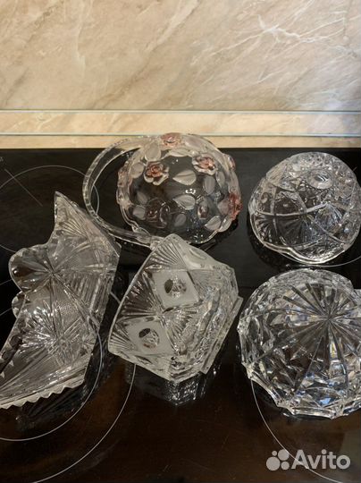 Хрустальная конфетница