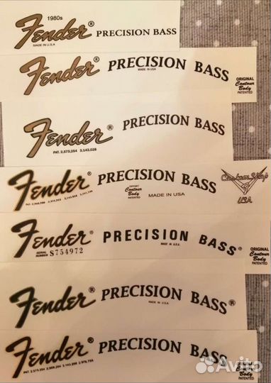 Декали fender stratocaster и не только