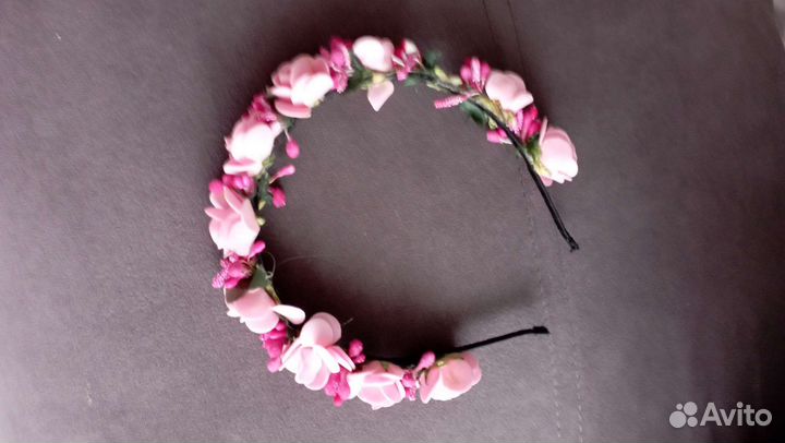 Ободок для волос ручной работы