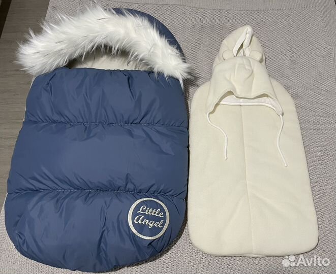 Конверт зимний в коляску и на выписку на овчине