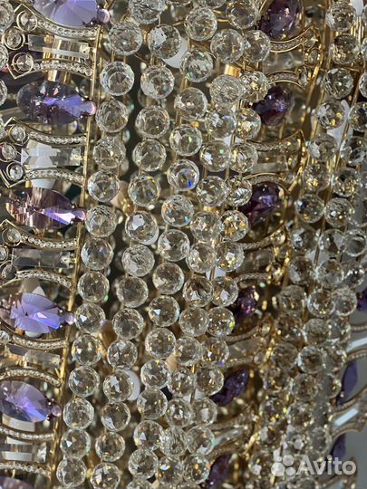 Хрустальная люстра потолочная