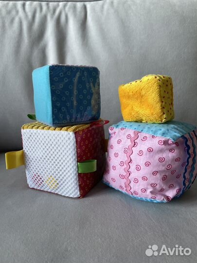 Кубики Мякиши детский игровой набор