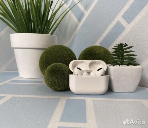 Airpods Pro premium (гарантия+чехол в подарок)