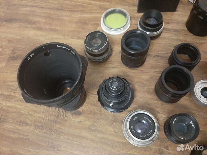 Фотообьективы пакетом