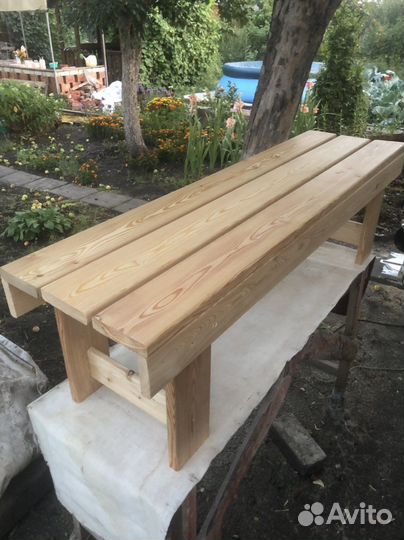 Лавка для бани (лиственница)