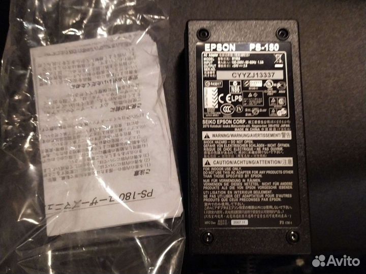 Блок питания epson ps-180 24v 2a