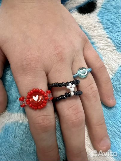 Кольцо из бисера