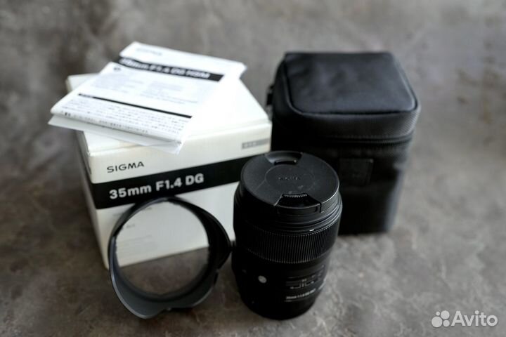 Объектив sigma 35 mm 1, 4 canon