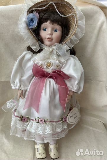 Кукла фарфор my name is Jane винтаж Англия