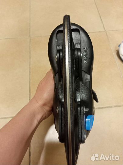 Коньки детские раздвижные 27-30р