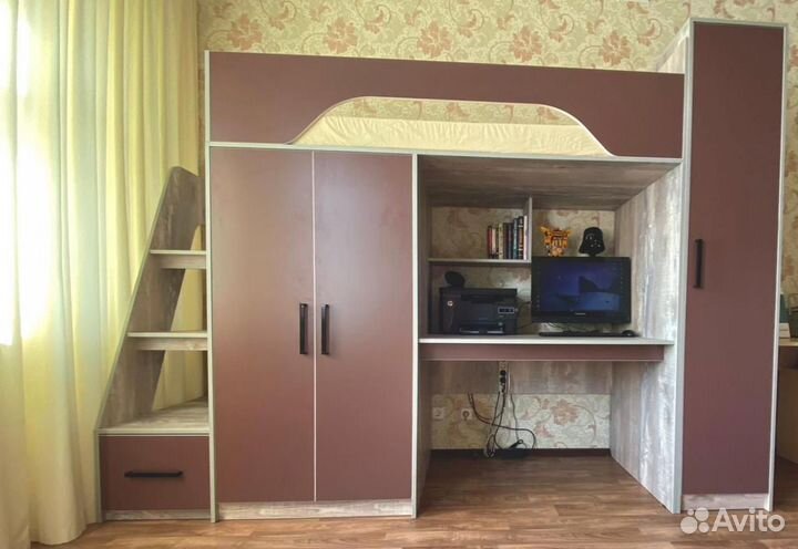 Детская кровать чердак