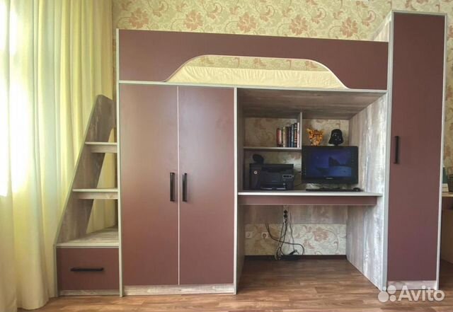 Детская кровать чердак