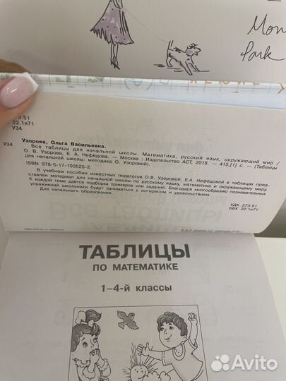 Все таблицы для начальной школы