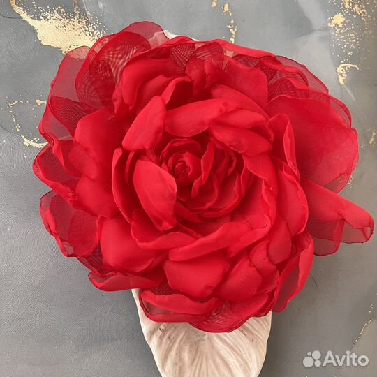 Брошь цветы большой