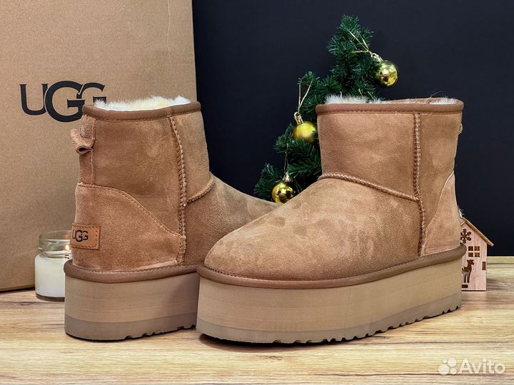 UGG Classic Ultra Mini Platform Chestnut