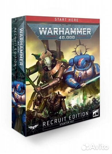 Recruit edition warhammer 40000, миниатюры