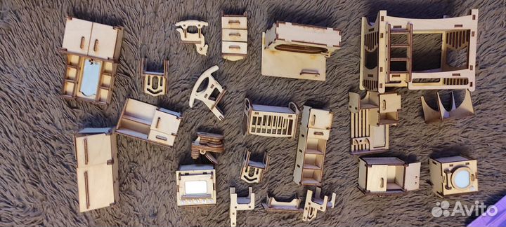 Мебель для кукольного домика