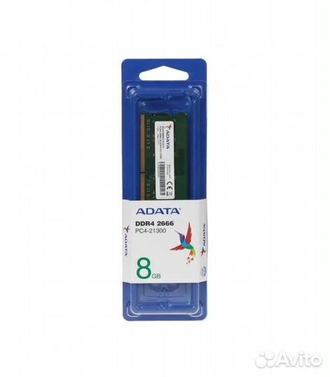 Оперативная память sodimm adata AD4S26668G19-SGN 8