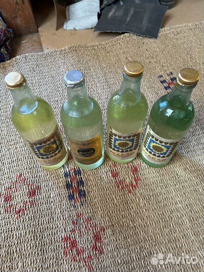 Бутылки с растительным маслом СССР