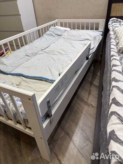 Детская кровать IKEA с матрасом