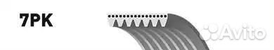 7PK1140 Поликлиновый ремень привода вспомогательны