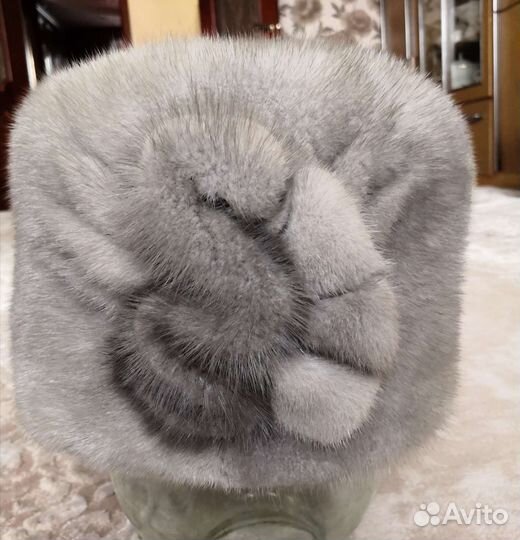 Шапка норковая женская бу