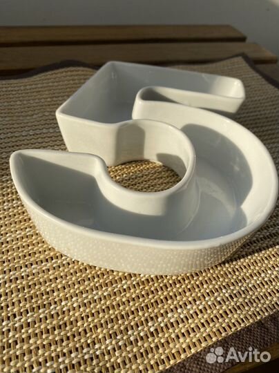 Керамическая цифра 5