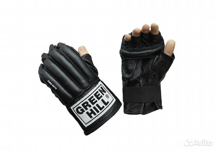 Снарядные перчатки Green Hill royal, на резинке