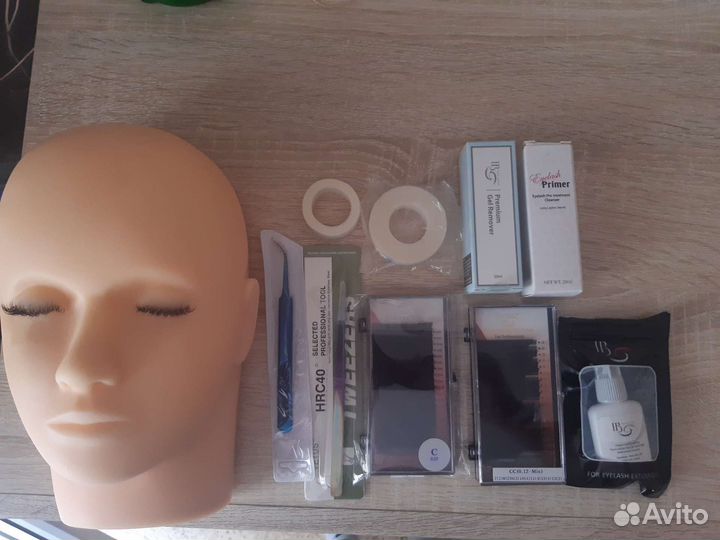 Продам набор для отработки наклейки ресниц