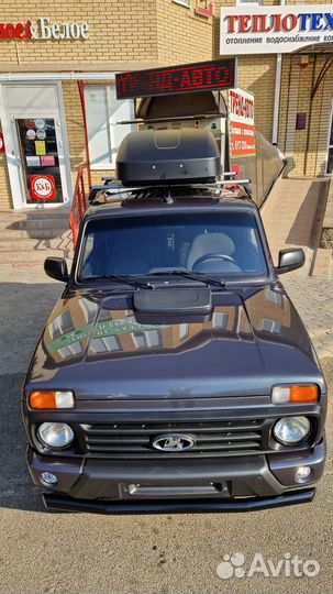 Автобокс на крышу Ваз Нива, 380 литров, 140 см