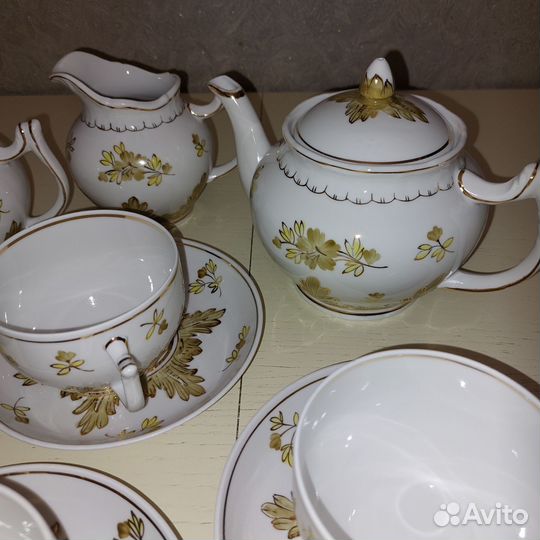 Сервиз золотой барбарис вербилки