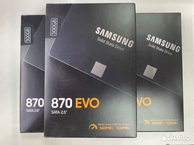 Новый SSD Samsung 870 EVO 500gb mz-77e500b/kr