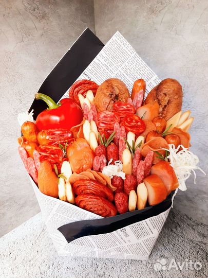 Мужской букет / мясной букет/съедобный букет
