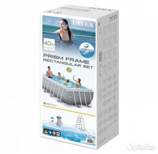 Каркасный бассейн Intex 400x200x100 см 26788