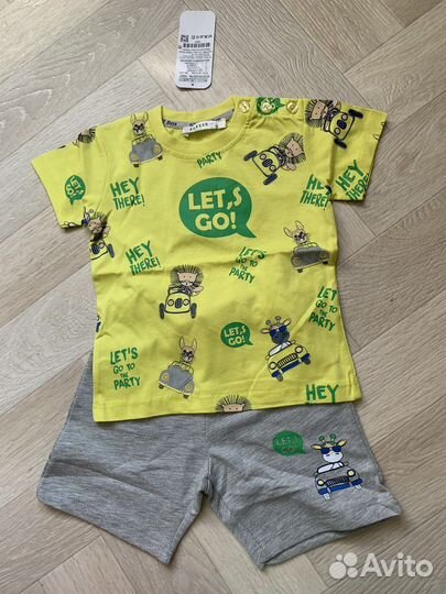 Новые Шорты+ майка на мальчиков80-104