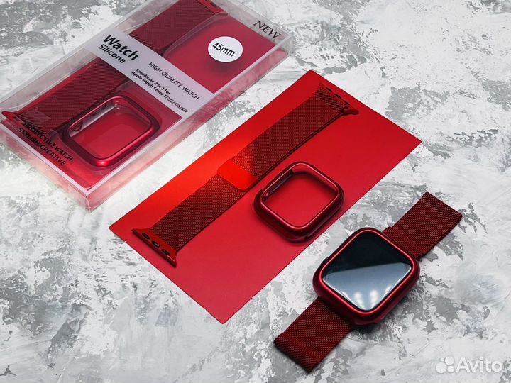 Набор чехол+браслет для apple watch