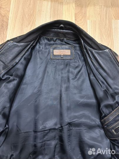 Кожаная куртка мужская