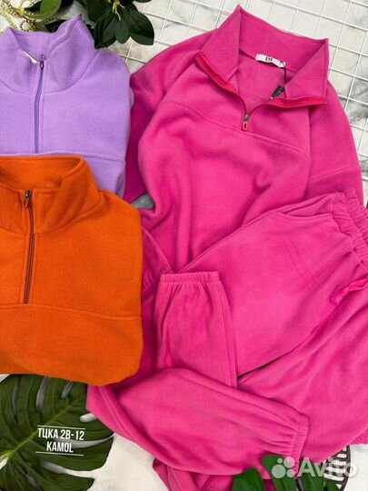 Спортивный костюм плюшевый женский