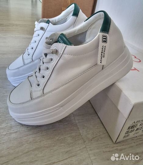 Кеды женские натуральная кожа 37