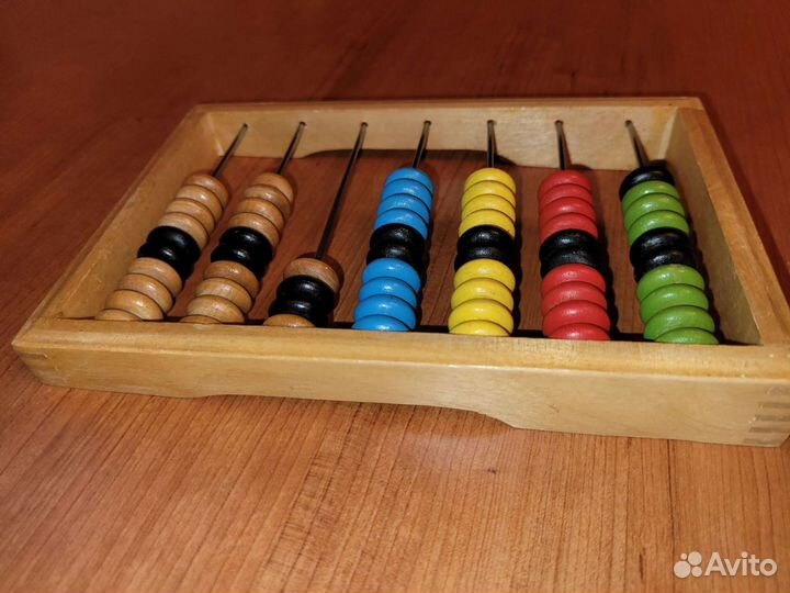 Счеты СССР детские деревянные