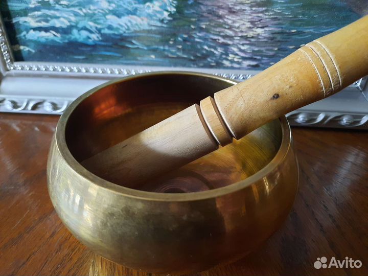 Тибетская поюшая чаша 13 см (2)