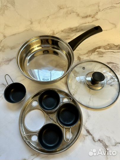 Сковорода с кокотницами для жульена