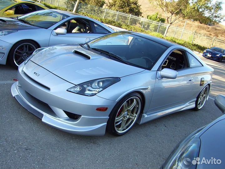 Губа юбка рестайлинг C-One на Toyota Celica T23